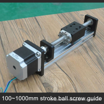 Precio correcto de 100 a 1000 mm de longitud de movimiento diapositiva lineal motorizada para cnc